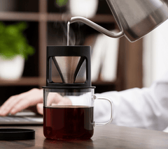 300ml portable glass pour-over coffee maker - J Mart