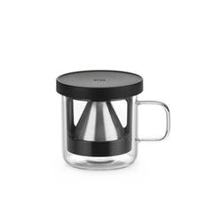 300ml portable glass pour-over coffee maker - J Mart