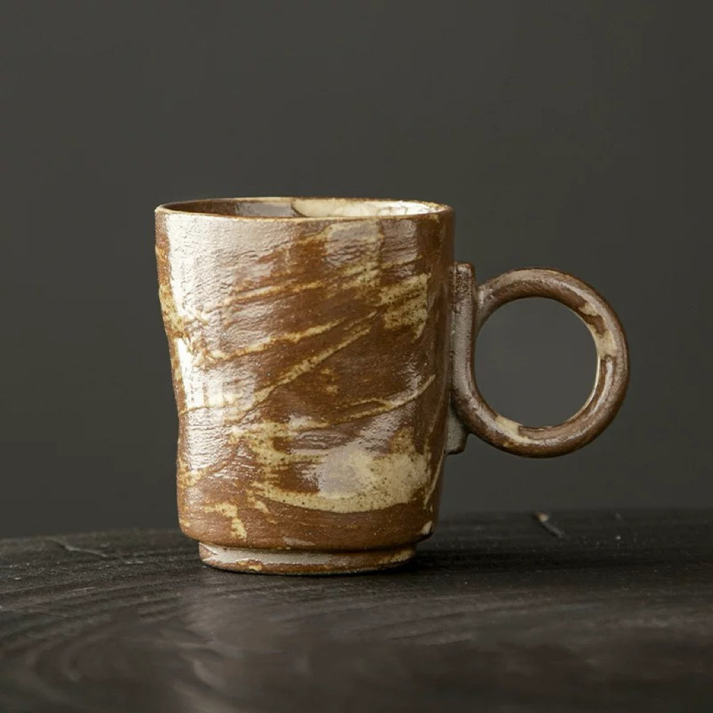 Terracotta Vintage Coffee cup chocolate brown