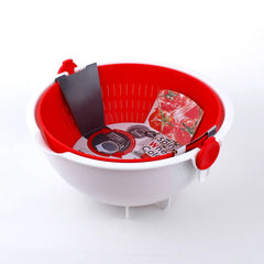 Spin Wheel Colander Large (Red Drainer)