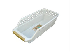 Natural Carry Basket slim white