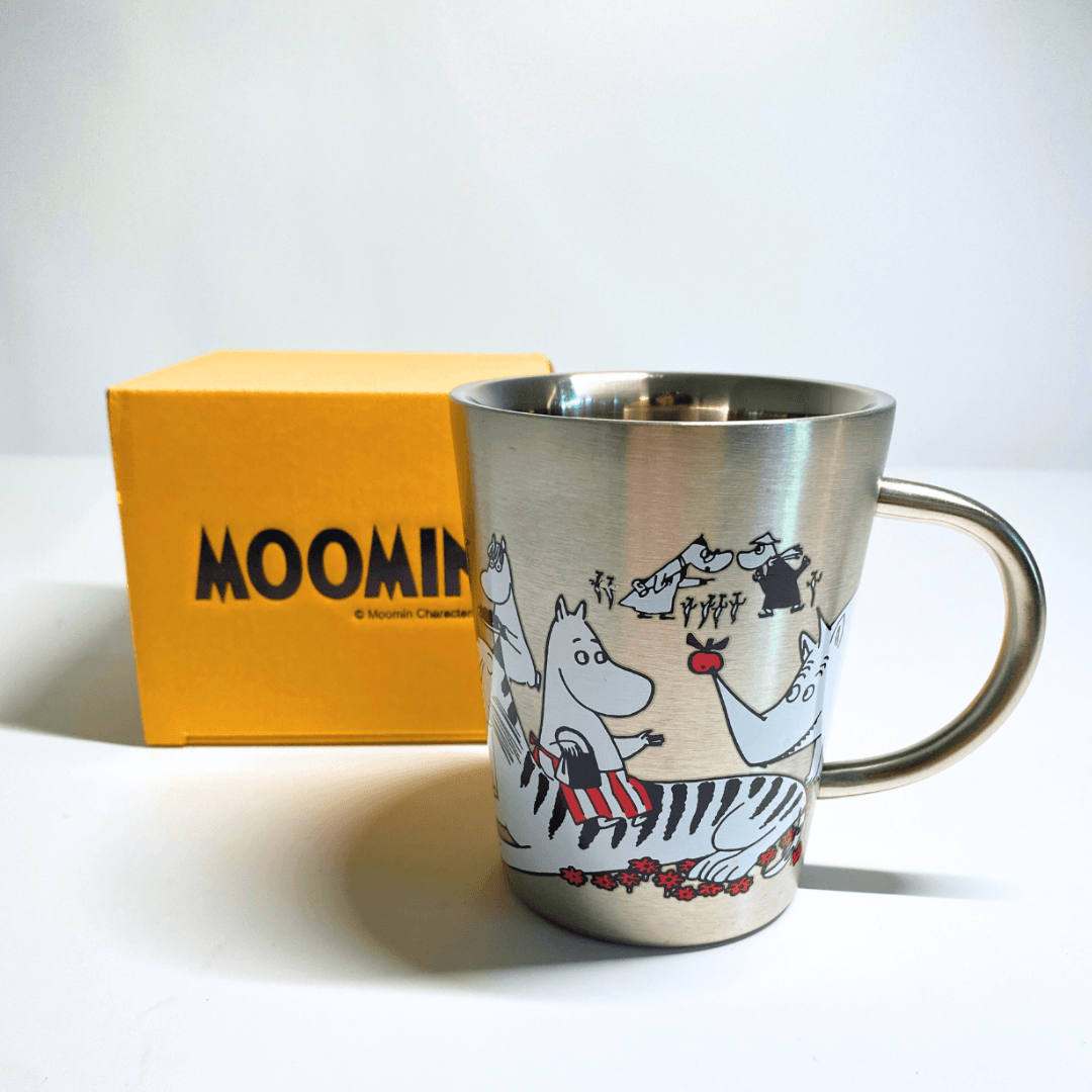 MOOMIN stainless steel mug 350ml (animal) - J Mart