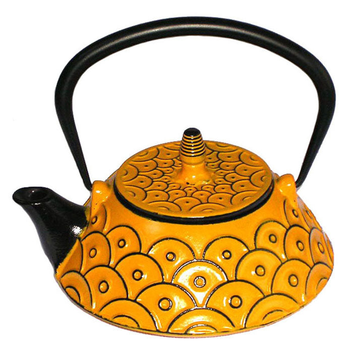 Cast Iron Teapot-Yellow 800ml