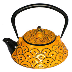 Cast Iron Teapot-Yellow 800ml