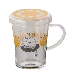 Moomin Heat-resistant Teamate Glass Mug with Tea Strainer 300ml