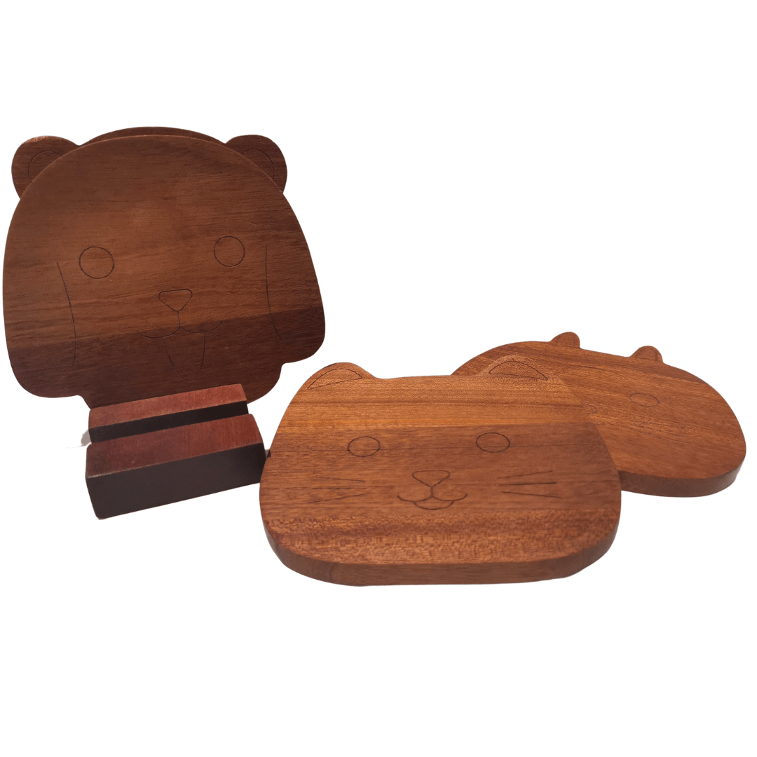 Wooden animal pads set - J Mart